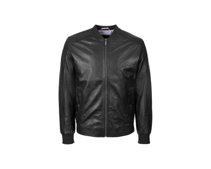bugatti Lederjacke Zagreb Herren Bomberjacke, Freizeitjacke, Blazer, Pufferjacke, Übergangsjacke