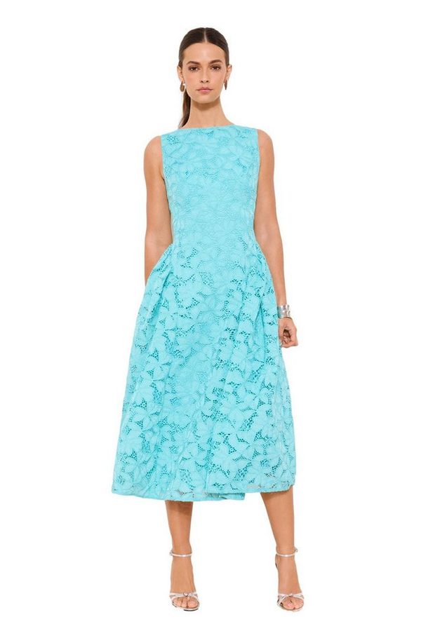 LIPSY Midikleid Lipsy ärmelloses Premium Ballkleid in Midilänge (1-tlg)