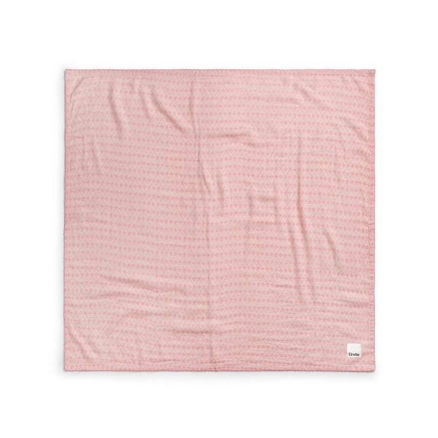 Elodie Musselin Decke - Embroidery Anglaise Pink
