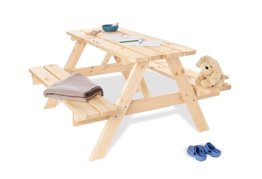 Pinolino Kindersitzgarnitur „Nicki Maxi für 6”, natur