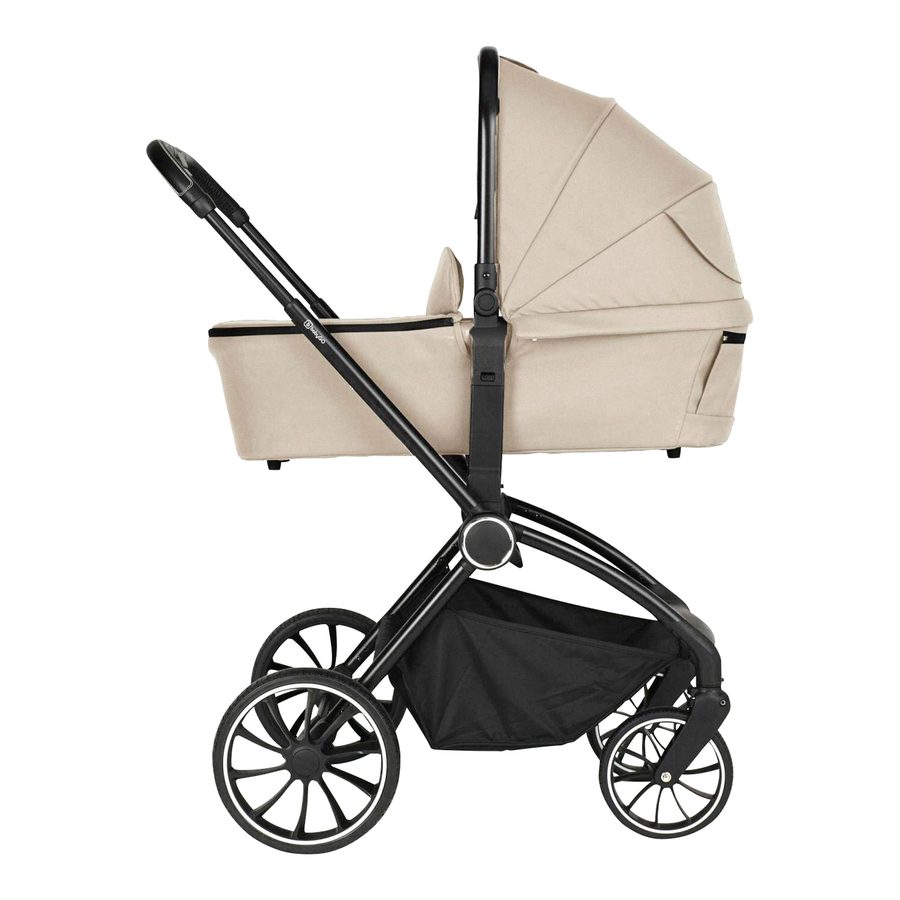 Babygo Kombikinderwagen Harmony Trio-Set inkl. Babyschale iTravel XP beige
