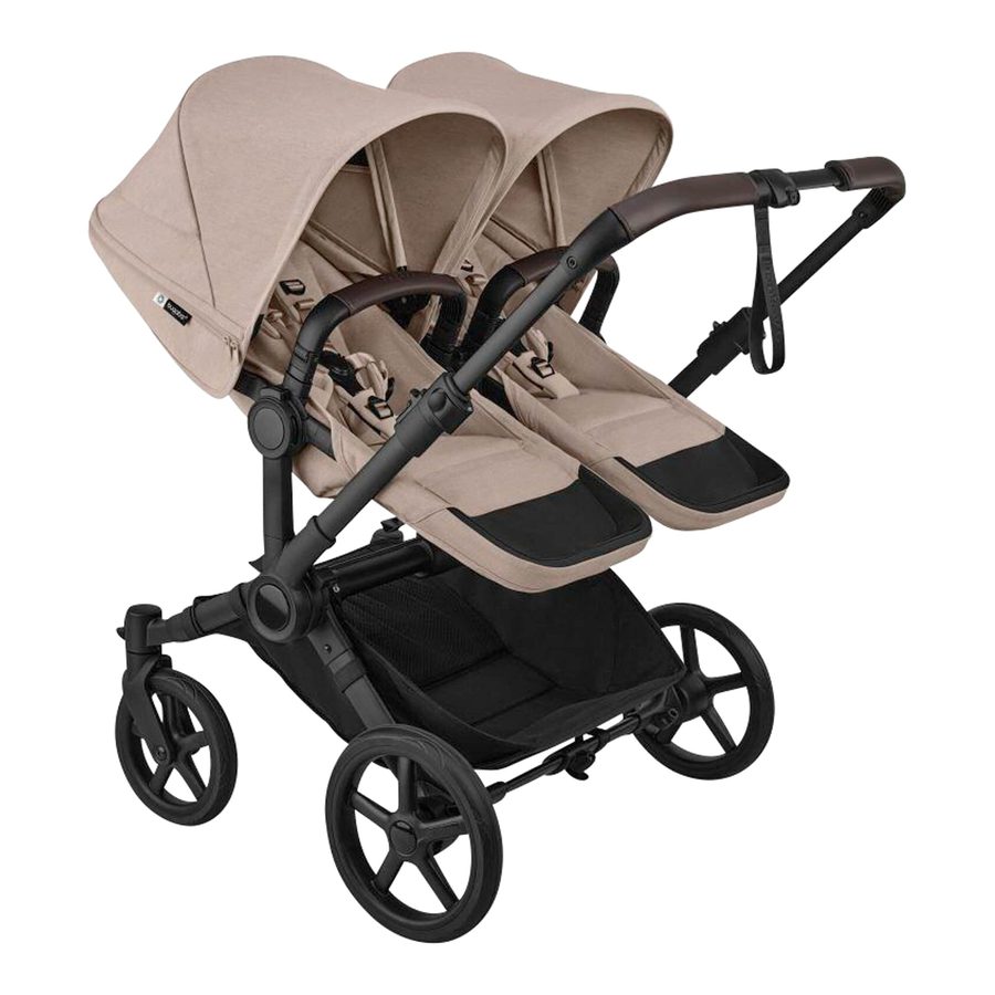 Bugaboo Donkey 6 Kinderwagen Geschwisterwagen Double natur von Bugaboo