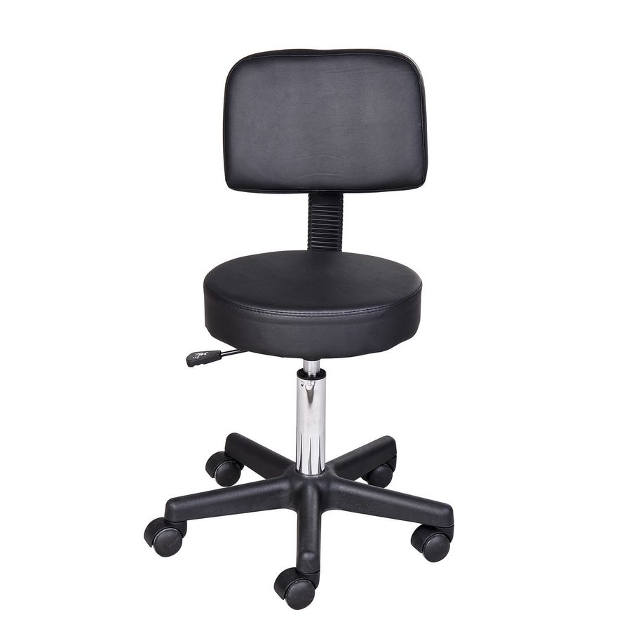 HOMCOM Rollhocker Arbeitshocker Kosmetikhocker Drehhocker Hocker Profi Salon   Aosom von HOMCOM