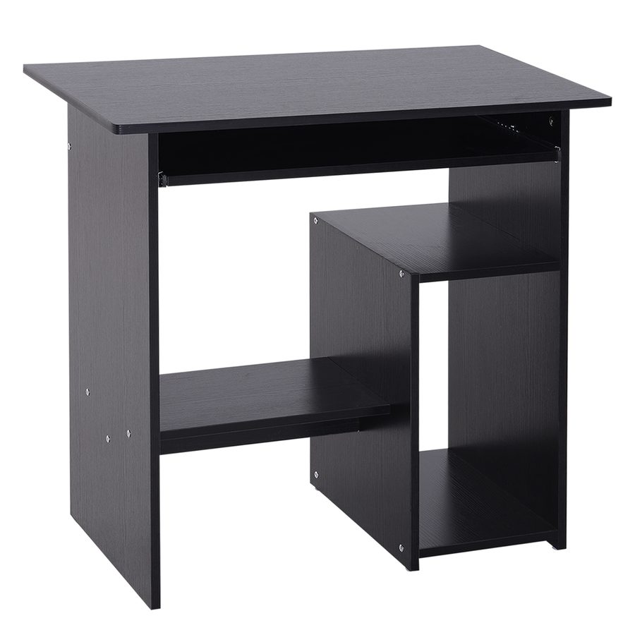 HOMCOM Computertisch Schreibtisch Bürotisch Gamingtisch Kinderschreibtisch PC-Tisch Schwarz 80x45x75 cm vielseitig einsetzbar für Home Office   Aosom.de von HOMCOM