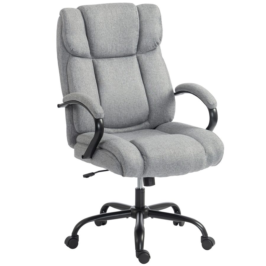Vinsetto Bürostuhl Schreibtischstuhl Gaming Stuhl Drehstuhl Wippfunktion dick gepolsterter ergonomischer Stuhl Belastbarkeit 220 kg    Aosom von Vinsetto