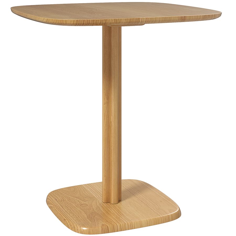 HOMCOM Esstisch, Küchentisch für 4 Personen, 70 x 70 cm Quadratischer Moderner Esszimmertisch Holztisch für Küche, Esszimmer, Natur   Aosom von HOMCOM