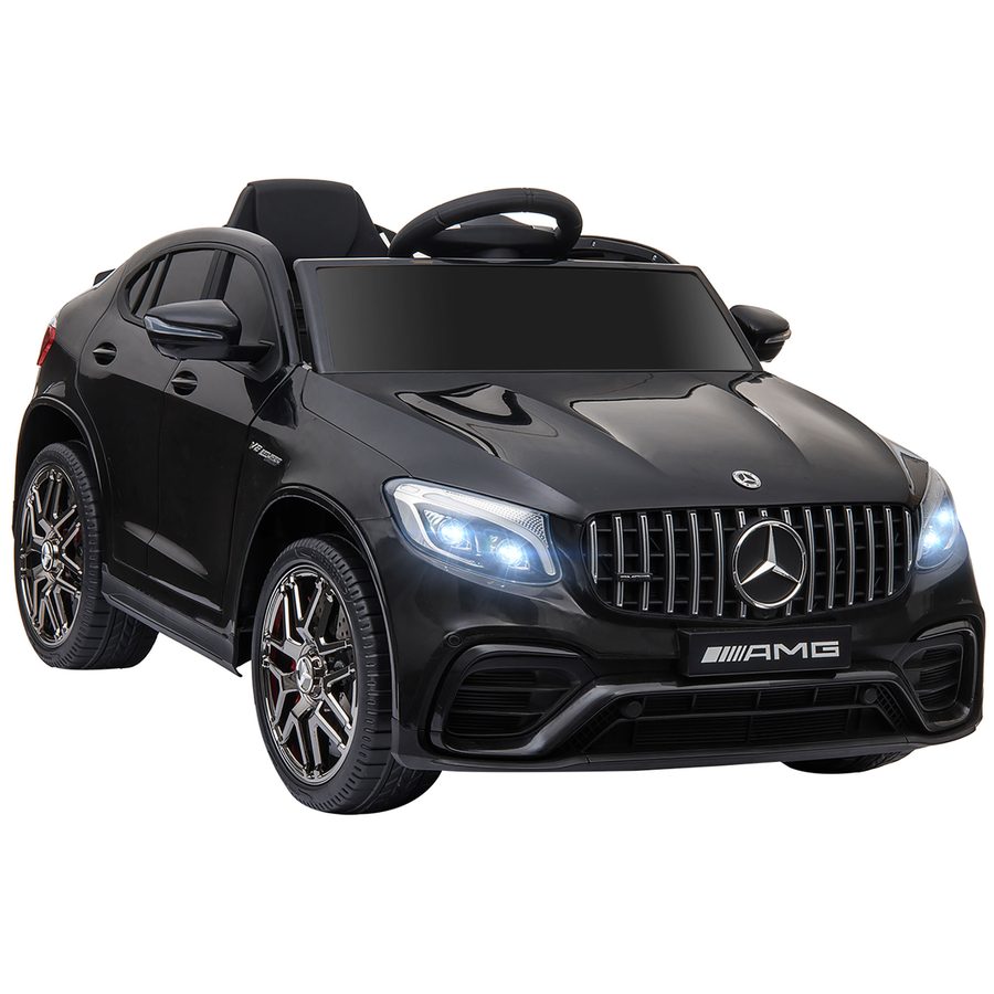 HOMCOM Kinderfahrzeug Mercedes-Benz AMG GLA45 lizenziertes Elektroauto mit Fernbedienung MP3 Sicherheitsgurt für 37-60 Monate Schwarz   Aosom.de von HOMCOM