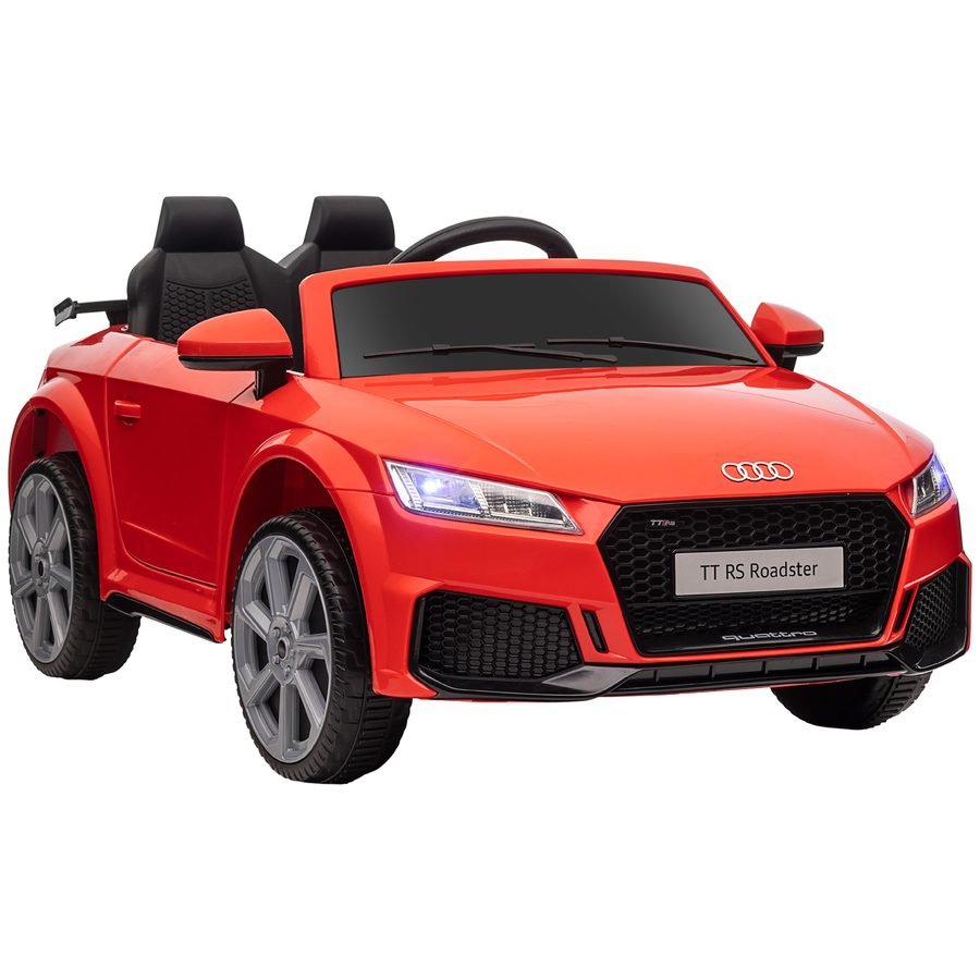 HOMCOM Kinderelektroauto  Kinderfahrzeug mit Fernbedienung, MP3, für 3–6 Jahre, PP, Rot, 102x60x44 cm  Aosom von HOMCOM