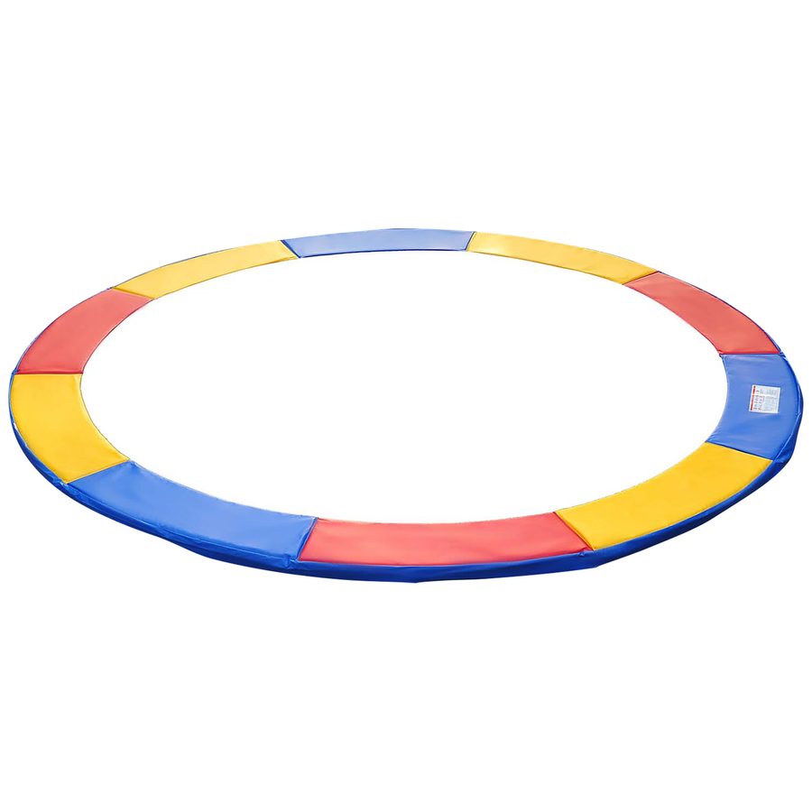 HOMCOM Trampolin Zubehör Set  Sicherheitsnetz, Randabdeckung Ø 244cm Bunt, Wetterplane & Leiter für 8ft 10ft 12ft 15ft  Aosom von HOMCOM