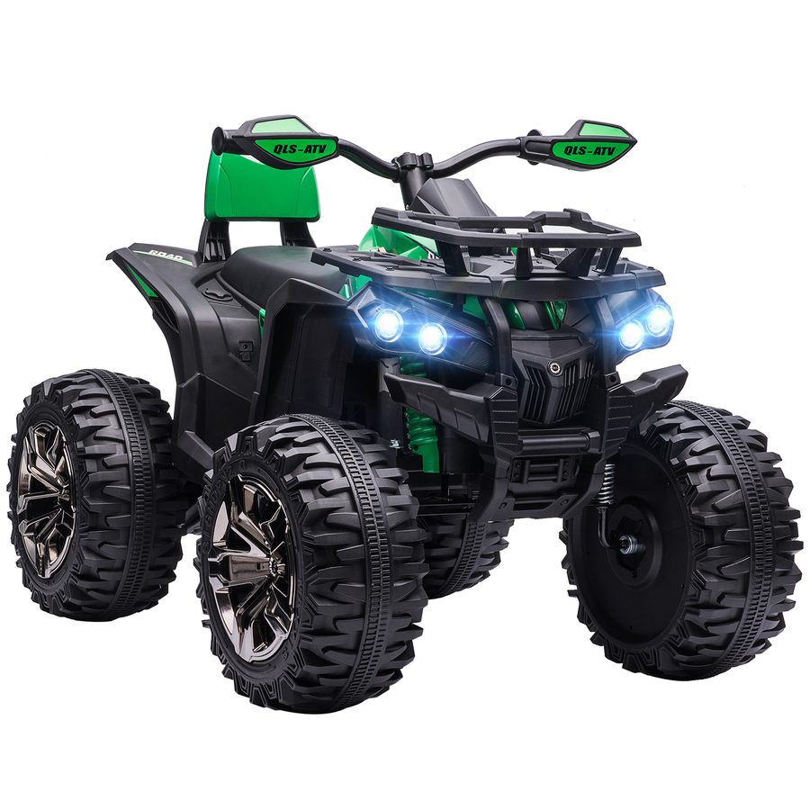 HOMCOM Elektro Quad für Kinder, Kinder Quad mit Vorwärts-, Rückwärtsfunktion, MP3-Musikplayer, Kinderfahrzeug mit Scheinwerfer   Aosom von HOMCOM