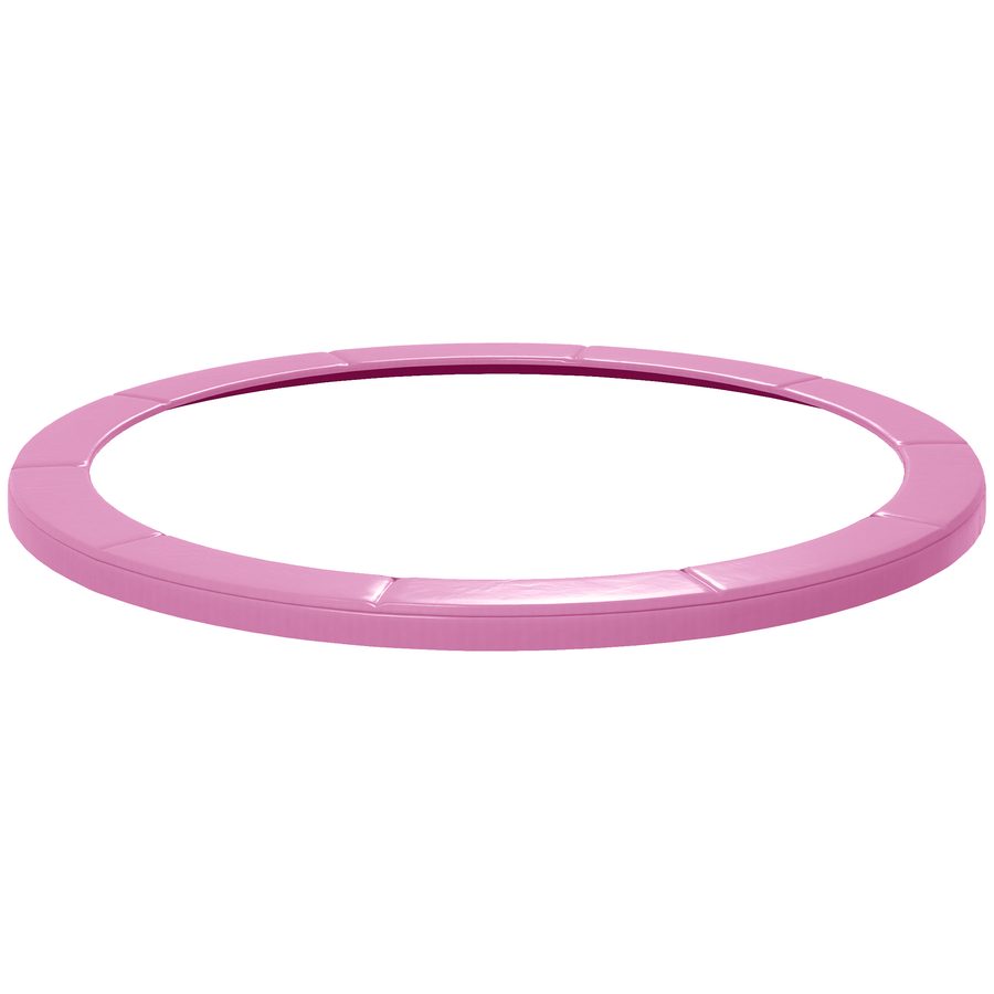 SPORTNOW Trampolin Randabdeckung Ø244 cm breit, Reißfest UV-resistent Federabdeckung, Wasserdicht, Trampolinzubehör Randschutz Sicherheitsnetz Ersatzteile für Gartentrampoline, Rosa   Aosom von SPORTNOW