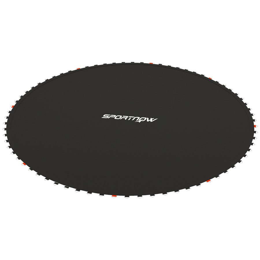 SPORTNOW Ersatztuch für Trampolin Sprungtuch, kompatibel Trampolin Ø 2,4 m und 14 cm Federn, mit Federspannwerkzeug und 42 V-Haken (Federn nicht enthalten)   Aosom von SPORTNOW