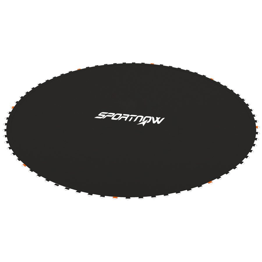 SPORTNOW Ersatz-Tuch für Trampolin, Sprungtuch-Ersatz, passend für Trampolin Ø 3,7 m und 14 cm Federn, mit Federhaken-Tool und 72 V-Haken (Feder nicht inklusive)   Aosom von SPORTNOW