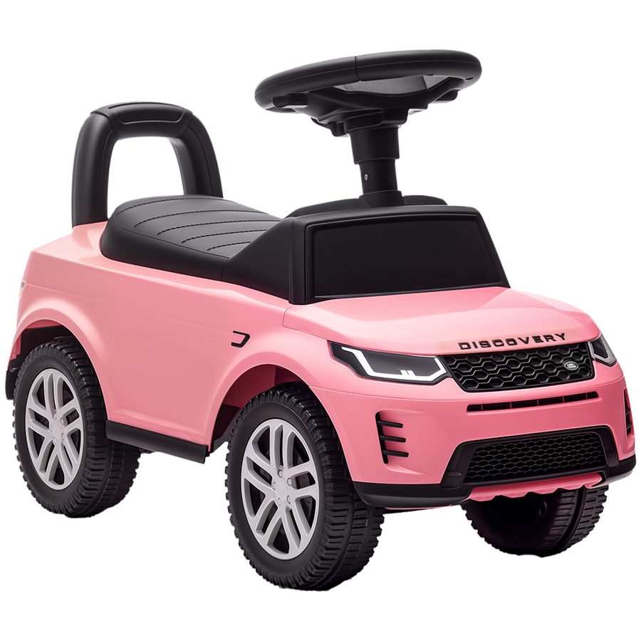 AIYAPLAY LAND ROVER DISCOVERY Rutschauto, Rutschfahrzeug mit Hupe, Motorgeräuschen, Kinderfahrzeug mit Stauraum unter dem Sitz, für Kinder von 18-36 Monaten, Rosa   Aosom von AIYAPLAY