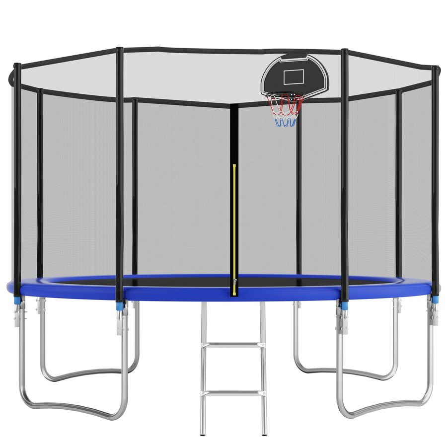 Trampolin Outdoor 366 cm, Mit verstärkten Beintraversen, Stabil, Robust und Belastbar, Einteilige Konstruktion für Kinder und Erwachsene