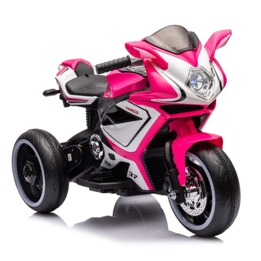kids motorcycle, Rechargeable  ride on toys, electric kids motorcycle for kids 3 4  years Boys Girls with Foot Pedal Starter, Music / lights /lighting wheels