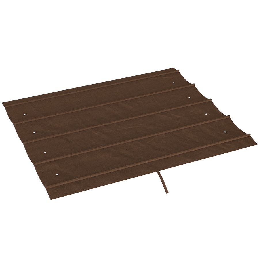 Outsunny Ersatzdach für 2,85 x 2 m Pergola, wasserabweisend einziehbar Welle Überdachung mit Regenabflusslöchern, UV-Schutz 30+, winterfest Schattenabdeckung für Garten, Balkon, Terrasse, Kaffee   Aosom von Outsunny