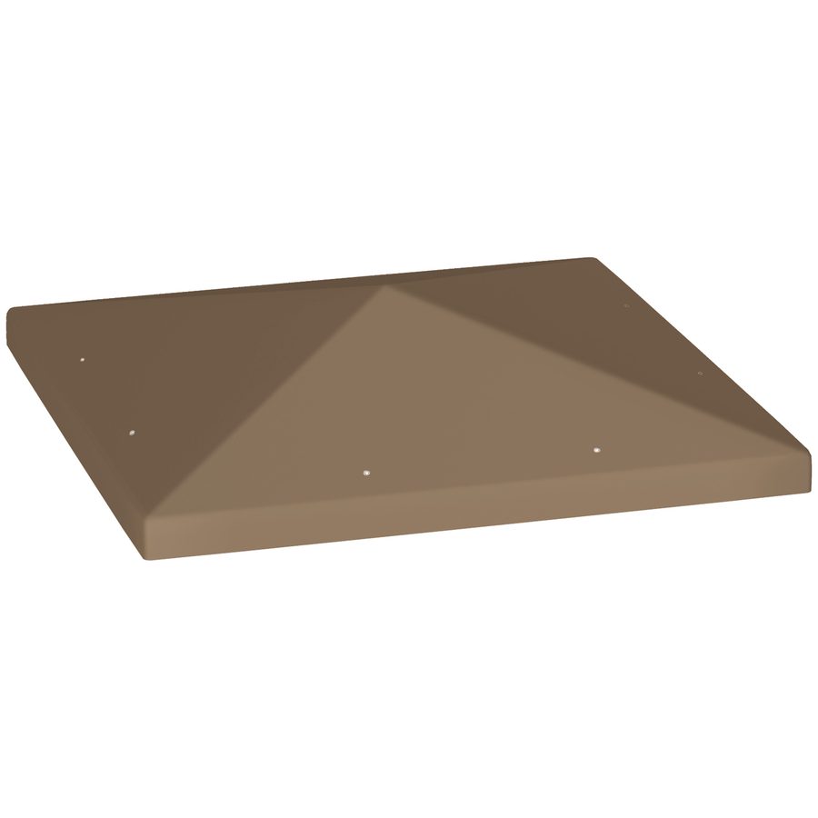 Outsunny Ersatzdach für Gartenpavillon 3x3 m, Abdeckung aus wasserdichtem Oxford 600D 370g/㎡ Anti-UV 30+ mit 8 Abflusslöchern, Braun   Aosom von Outsunny