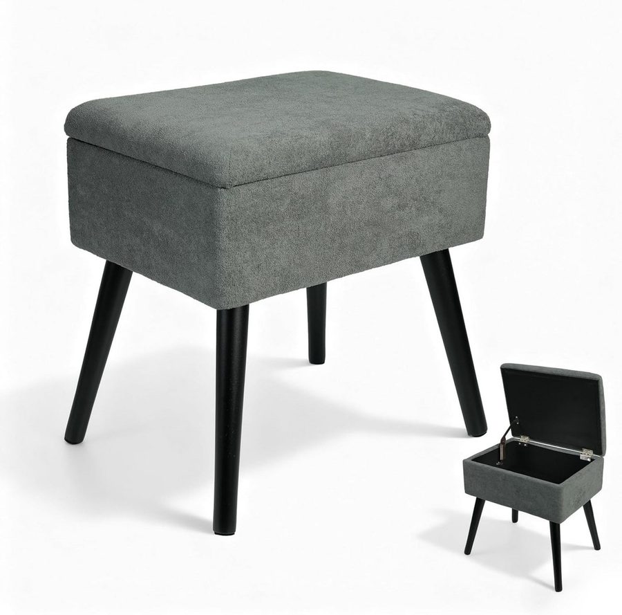Zedelmaier Hocker Hocker schminktisch Fußhocker Schminkhocker Polsterhocker (ZD3645)