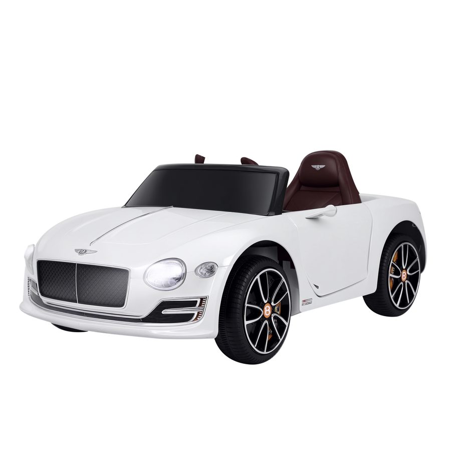 HOMCOM Kinderauto Elektroauto Bentley GT lizenziert mit Fernbedienung, 2 x 390 Motoren, Weiß, 108 x 60 x 43 cm, für Kinder   Aosom.de von HOMCOM