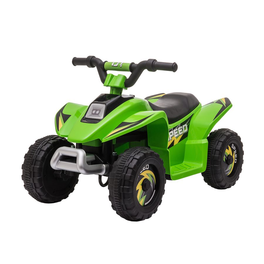 HOMCOM Kinder Quad Elektro 6V Kinderquad mit Vorwärts-, Rückwärtsfunktion Breite Reifen, Elektro-Quad für Kinder 1,5-3 Jahre Max. Belastung 20 kg Grün   Aosom von HOMCOM