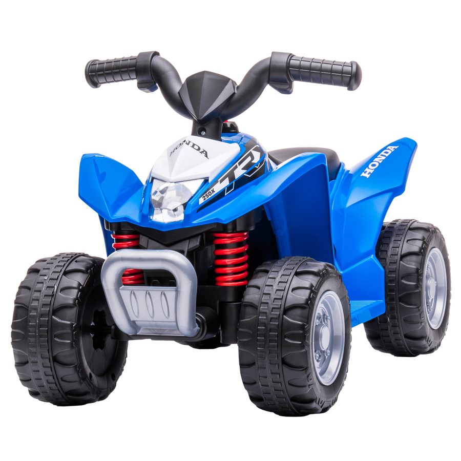 AIYAPLAY Elektro-Quad Miniquad Kinder Elektro ATV Kinderquad mit LED und Hupe Kindermotorrad Kinderfahrzeug Elektroauto für Kinder ab 18 Monaten Metall Blau 65,5 x 38,5 x 43,5 cm   Aosom von AIYAPLAY