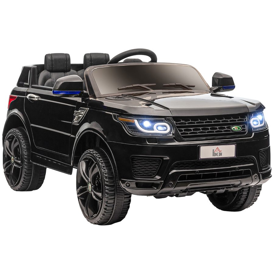 HOMCOM Kinder Elektroauto, mit 2,4 G Fernbedienung, mit Sicherheitsgurt, Musik, Hupe, Scheinwerfer, Kinderauto bis 5 km/h, für 3-5 Jahre   Aosom von HOMCOM