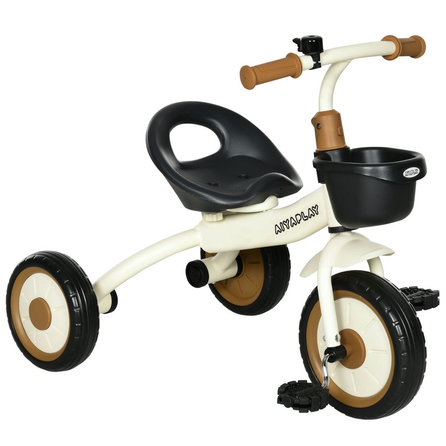 AIYAPLAY Dreirad, Kinderfahrrad mit verstellbarer Sitz, Laufrad mit Fahrradkorb, Kinderrad mit Pedalen, Lauffahrrad für 2-5 Jahre   Aosom von AIYAPLAY