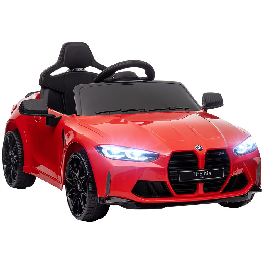 AIYAPLAY Kinder Elektroauto 12V Kinderauto mit 2,4G-Fernbedienung, Federung, Elektrofahrzeug mit MP3, USB, LED-Lichte, Hupe, für 3-5 Jahre  Aosom von AIYAPLAY