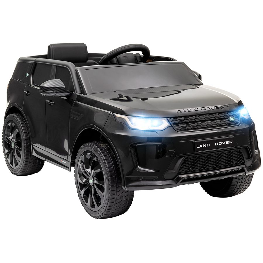 AIYAPLAY Kinder Elektroauto 12V Kinderauto mit 2,4G Fernbedienung, Musik, Hupe, Elektrofahrzeug mit LED-Lichtern, USB/MP3-Anschluss, 3-5 km/h, für Kinder 3-6 Jahre, Schwarz   Aosom von AIYAPLAY
