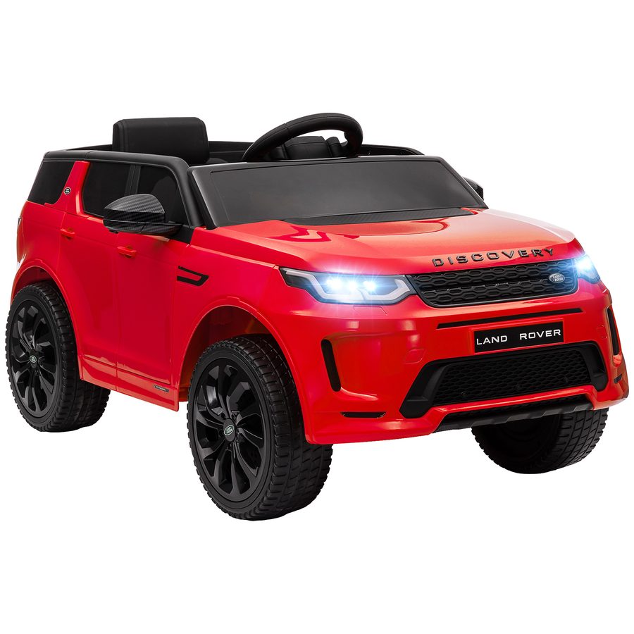 AIYAPLAY Kinder Elektroauto 12V Kinderauto mit 2,4G Fernbedienung, Musik, Hupe, Elektrofahrzeug mit LED-Lichtern, USB/MP3-Anschluss, 3-5 km/h, für Kinder 3-6 Jahre, Rot   Aosom von AIYAPLAY