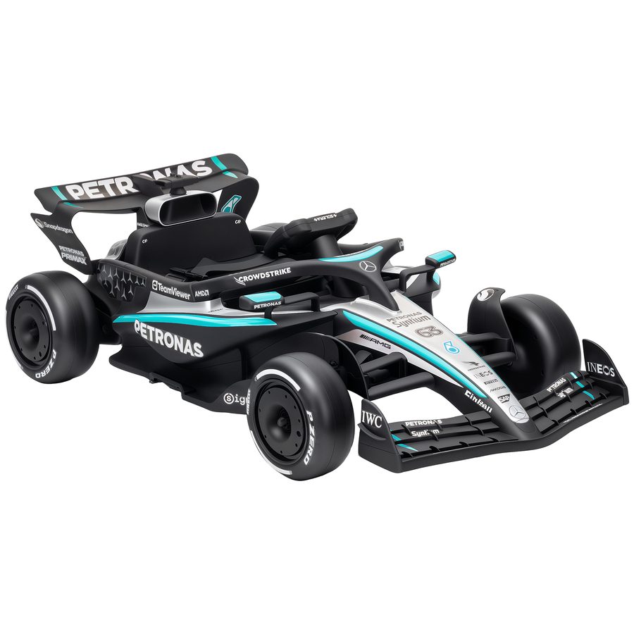 AIYAPLAY Mercedes-AMG PETRONAS F1 12 V Elektro Go-Kart für Kinder Leise Gokart mit Lithium-Akku 2 Motoren Sanftanlauf Fernbedienung 5,5Km/h Kinderfahrzeug Kinderauto für 3–5 Jahre   Aosom von AIYAPLAY