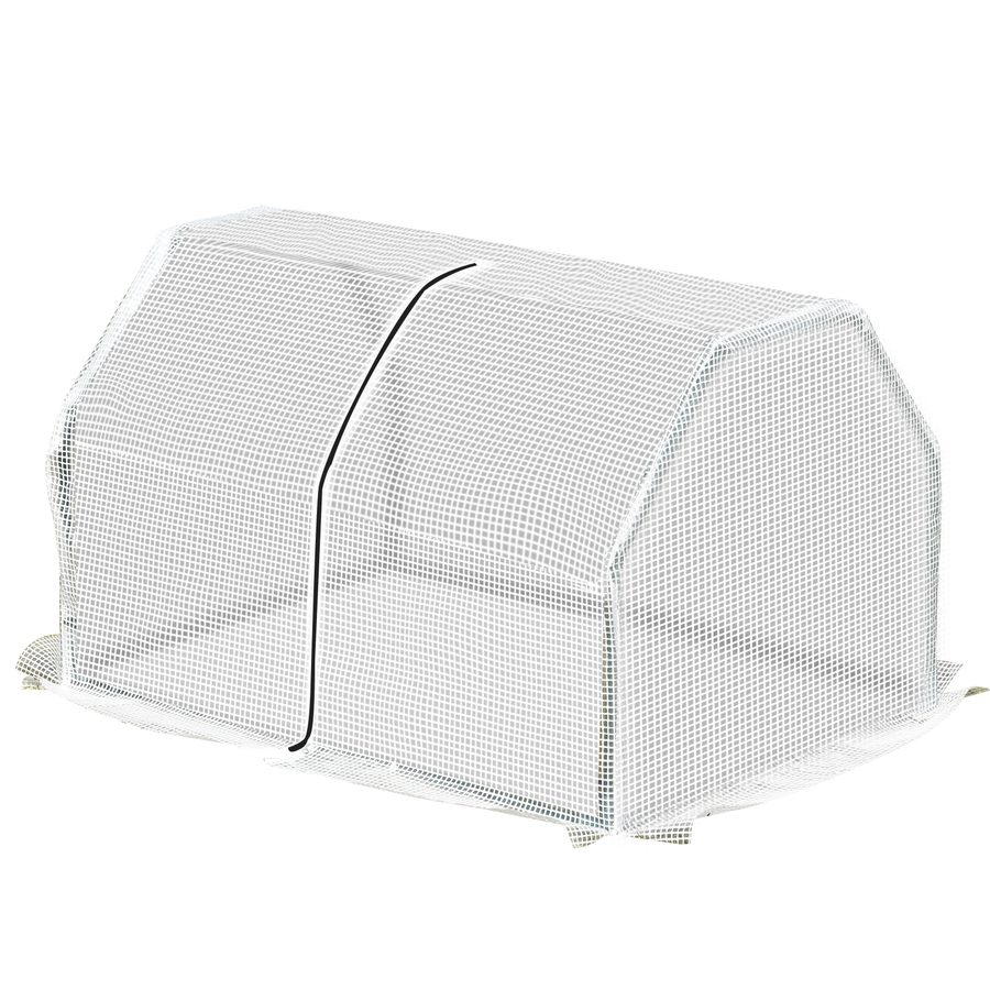 Outsunny Mini Gewächshaus Foliengewächshaus UV-beständig 99 x 71 x 60 cm für Tomaten und Pflanzen im Garten   Aosom.de von Outsunny