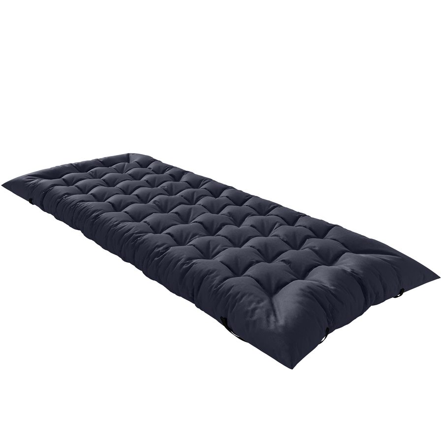 Outsunny Klappbare Campingmatte, tragbare Isomatte mit Gurten, rutschfest, 8 cm Dicke, für Feldbett, Zelt, Reisen, Dunkelgrau   Aosom von Outsunny