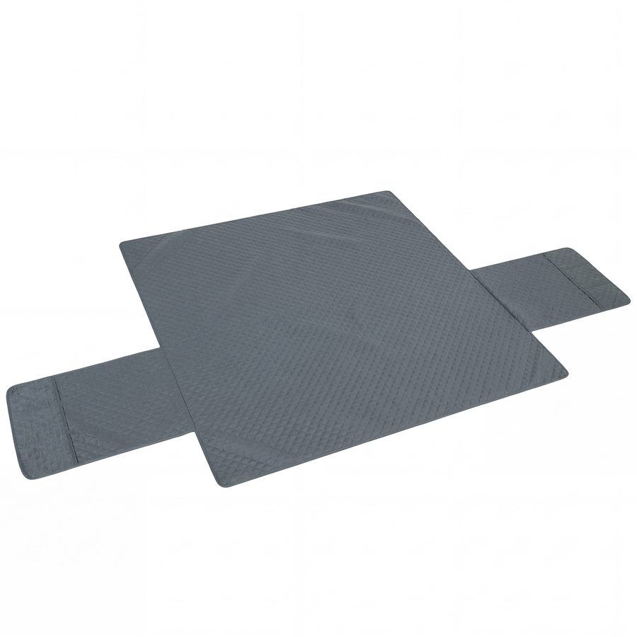 PawHut 3‑Sitzer Sofaüberzug Wasserdicht - Möbelschutz Anti-Rutsch mit Aufbewahrungstaschen - Gepolsterter, waschbarer Bezug für Hund, Katze und Haustiere im Wohnzimmer, Grau   Aosom von PawHut