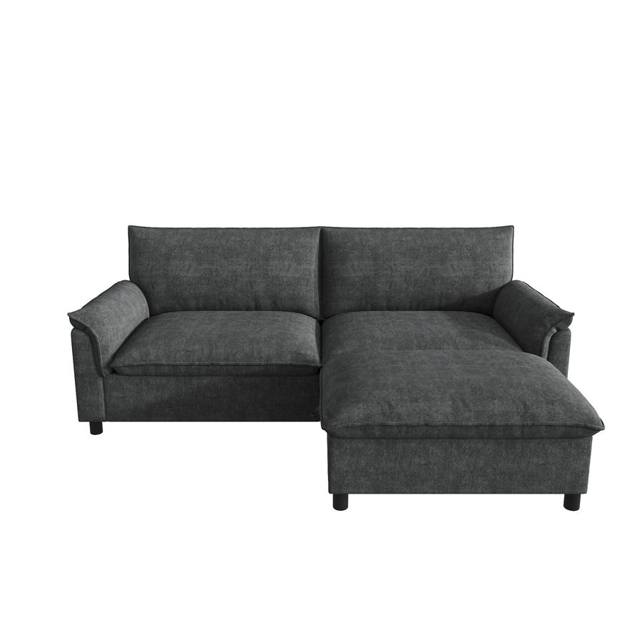 Modulares Cloud-Ecksofa, Dunkelgrau   Aosom.de