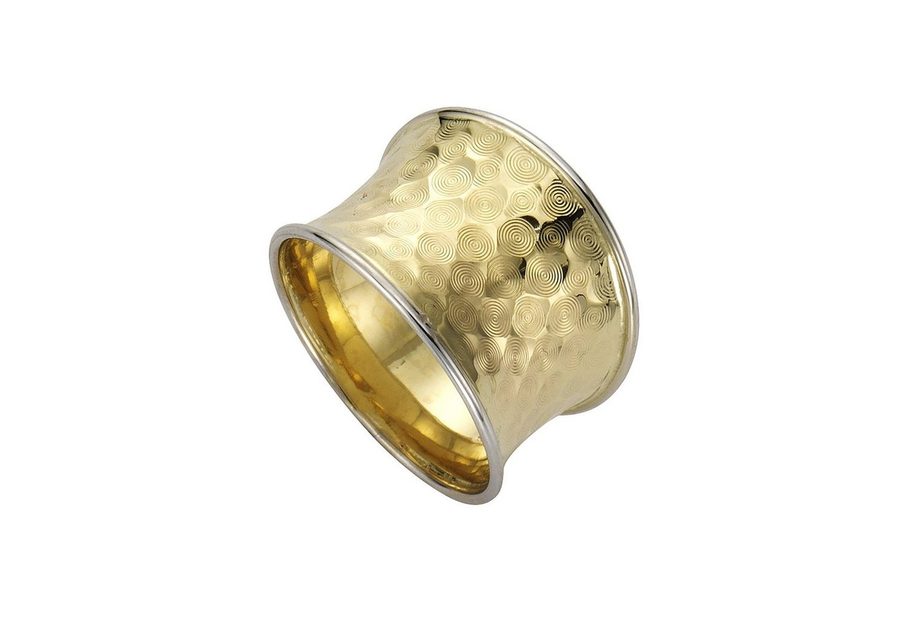 Fascination by Ellen K. Fingerring 333 Gold zweifarbig diamantiert