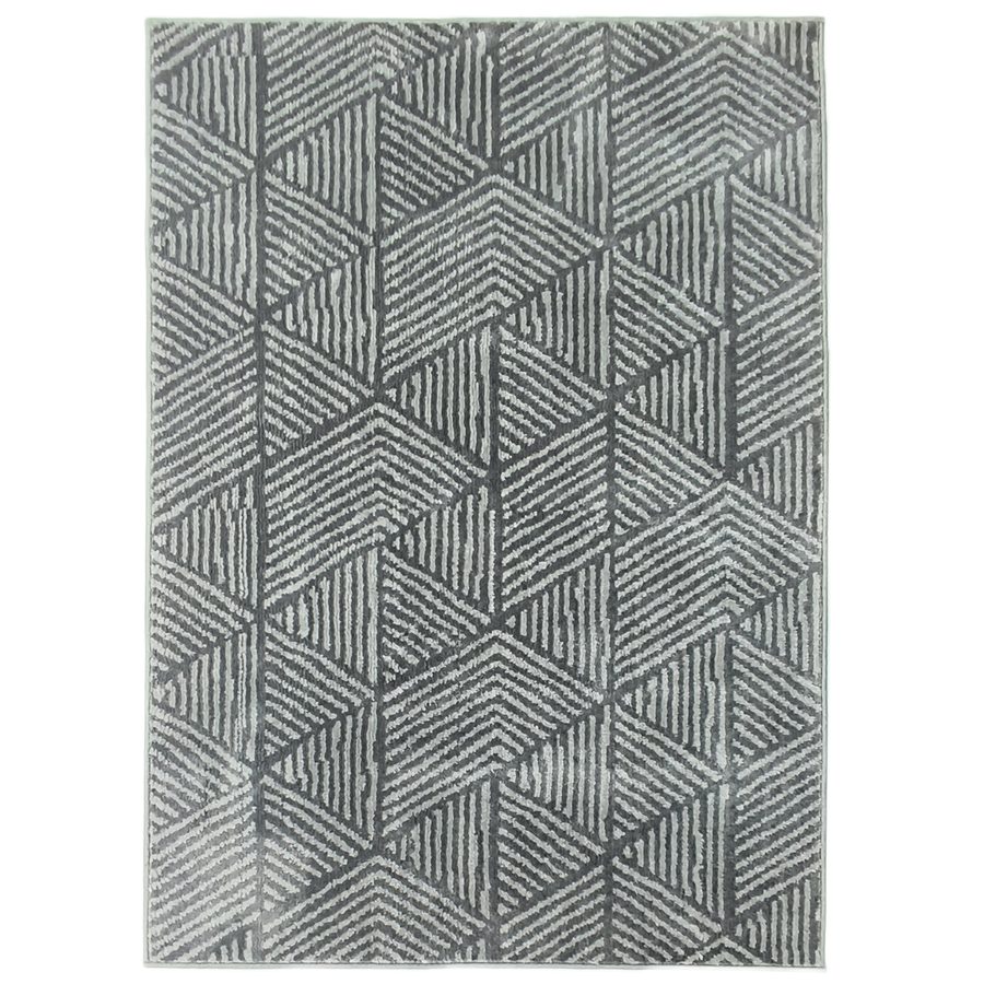 HOMCOM Teppich Wohnzimmerteppich im Modern Stil, waschbar Flächenteppich, Teppich für Wohnzimmer, Schlafzimmer, 150 x 80 cm Dunkelgrau   Aosom von HOMCOM