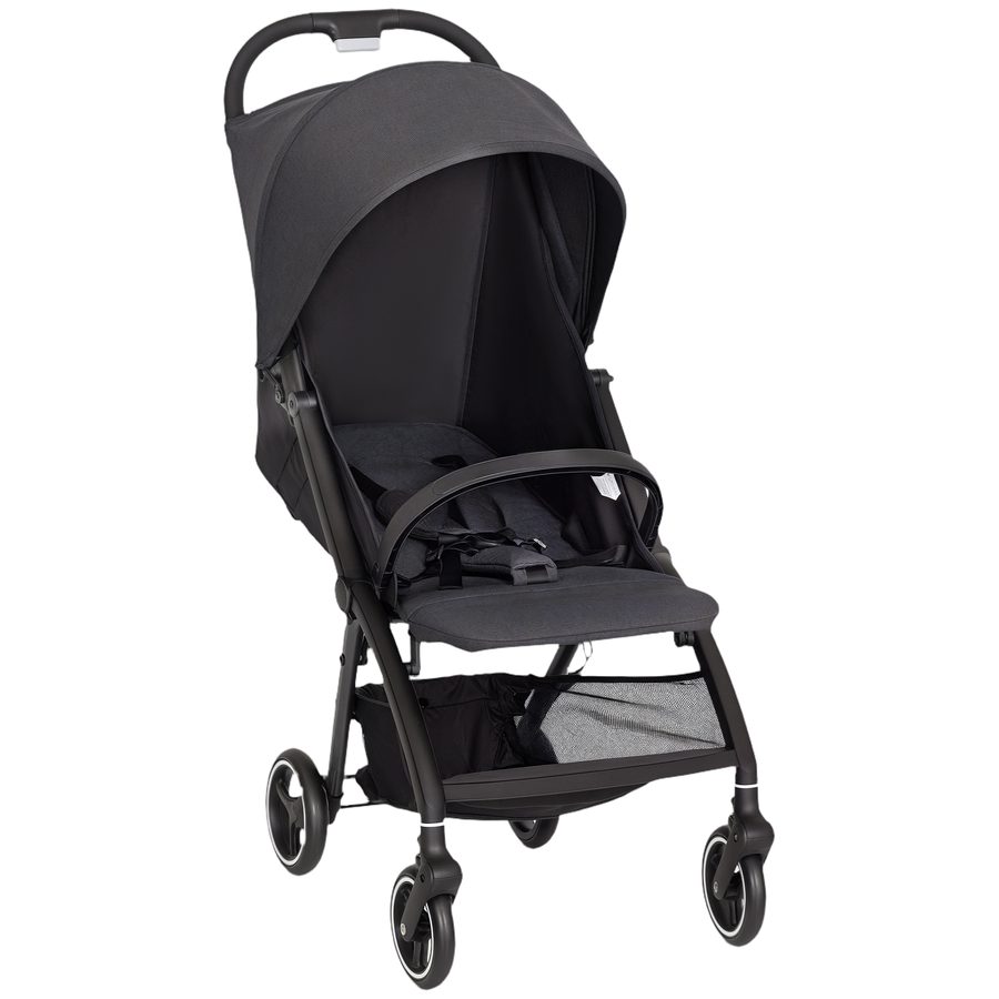 AIYAPLAY Kinderwagen Leicht 6.3kg für Babys 0-3 Jahre Faltbar mit Einhandfunktion, Kompakter Verstellbarer Kinderwagen mit Verdeck und Verstellbarer Fußstütze, Räder und Aufbewahrungskorb, Bis zu 15 kg, Dunkelgrau   Aosom von AIYAPLAY