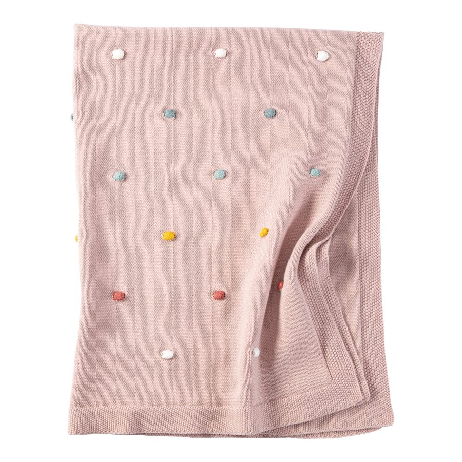 Bornino Home Babydecken-Set mit Greifling Elefant 80x100 cm
