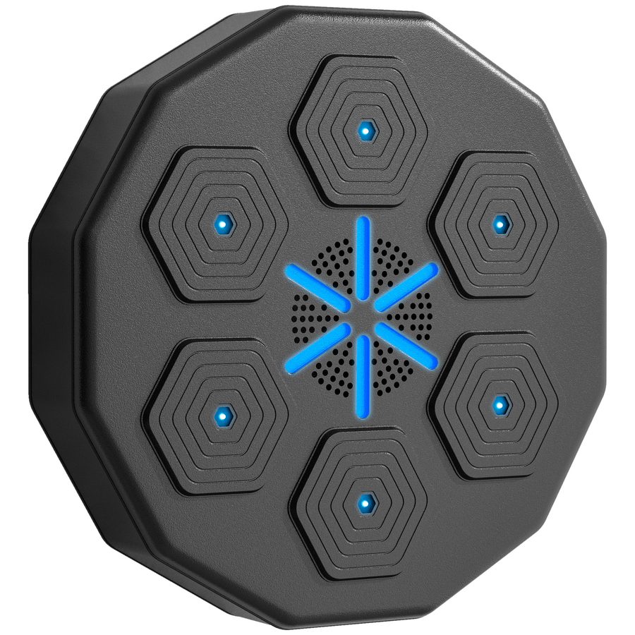 SPORTNOW Elektronische Bluetooth Boxmaschine mit Musik und LED, wandmontiertes Smart Boxziel für Erwachsene, ideal für Heimübungen   Aosom.de
