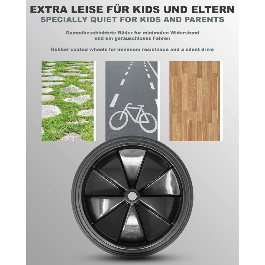 Prometheus Bicycles Stützräder für Kinderfahrrad Universell 12-18 Zoll von PROMETHEUS BICYCLES