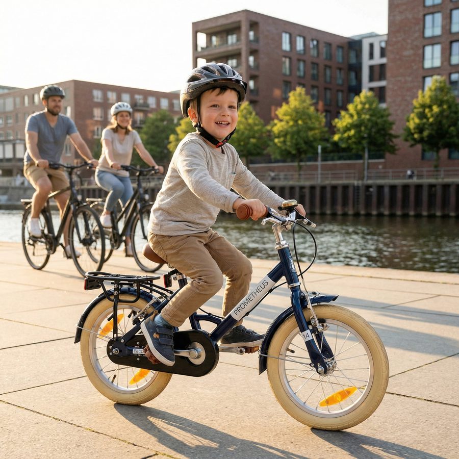 Prometheus Bicycles Gepäckträger Vario für Kinderfahrrad Universell 12+14 Zoll