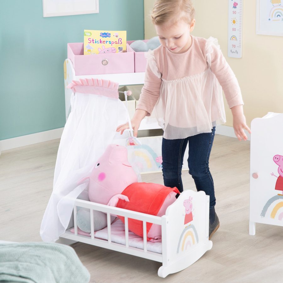 Roba Puppenwiege Peppa Pig von roba