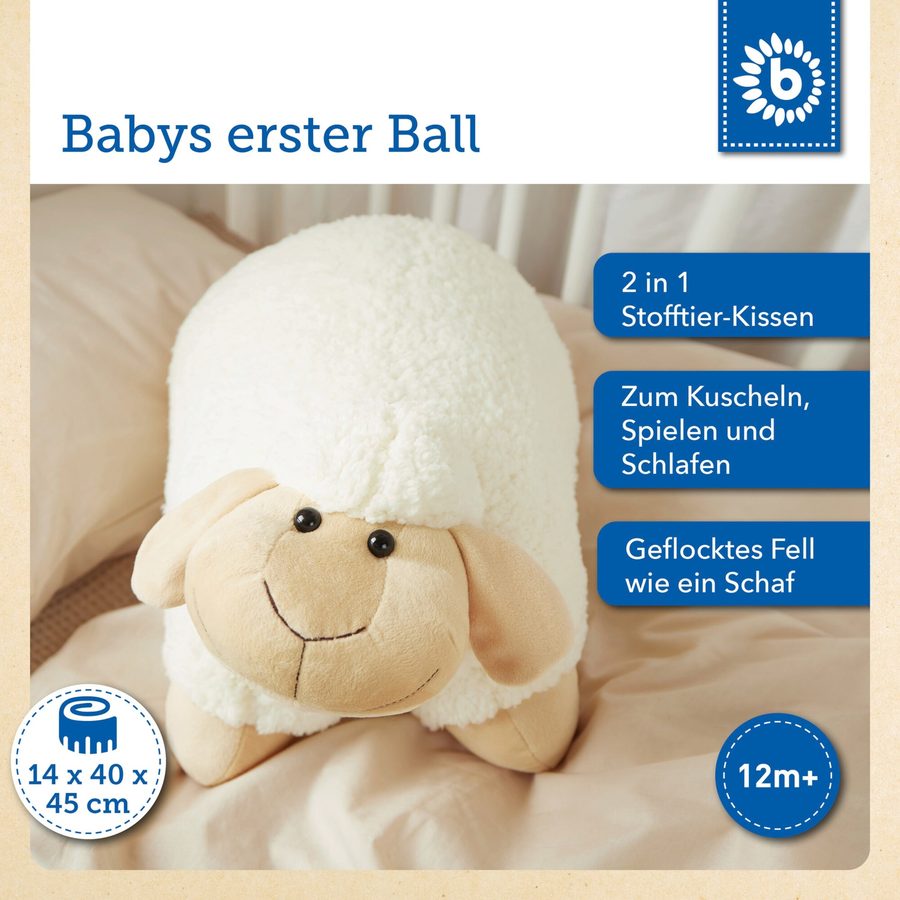 Bieco XXL Schaf Kuscheltier Groß - ab Geburt von Bieco