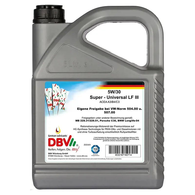 Super Universal  5W-30 LL III 5 Liter von DBV Motoröl