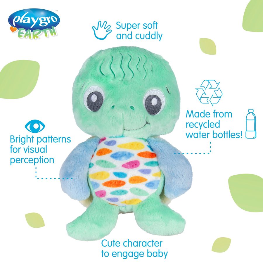 Playgro Kuscheltier Eco Schildkröte 22cm von Playgro