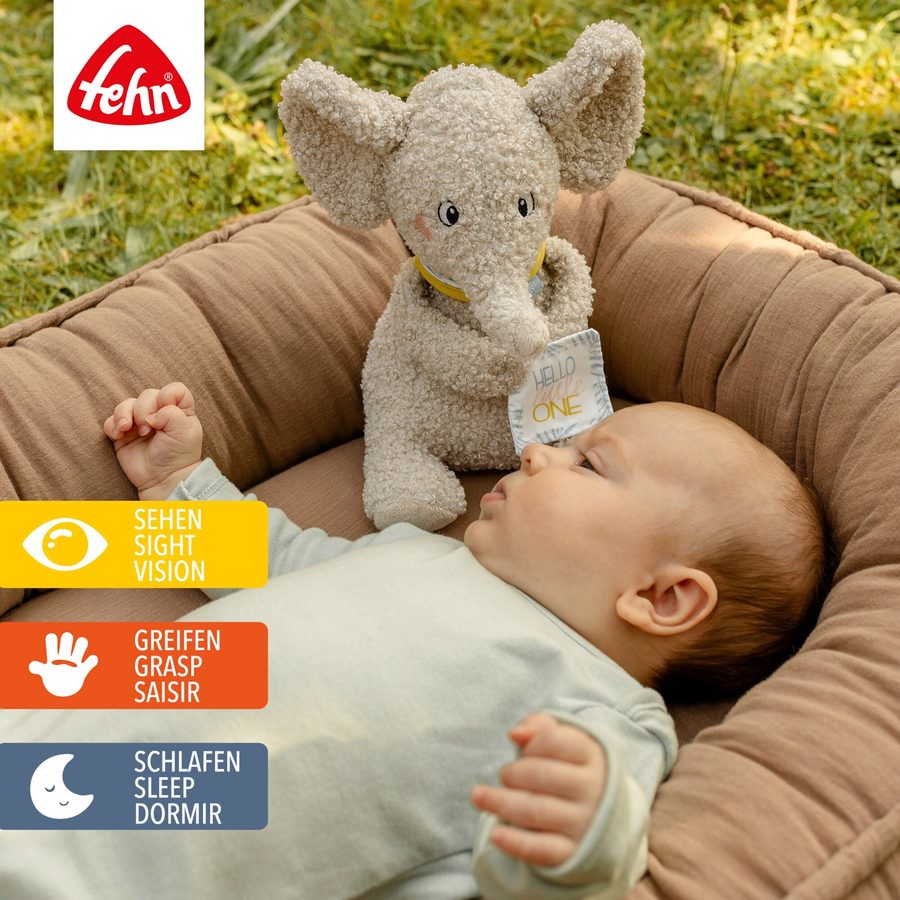 Fehn Kuscheltier Elefant Erik Hello little One 22cm von Fehn