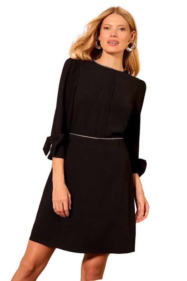 Love & Roses Minikleid Love & Roses Minikleid mit Zierschleifen, Regular (1-tlg)