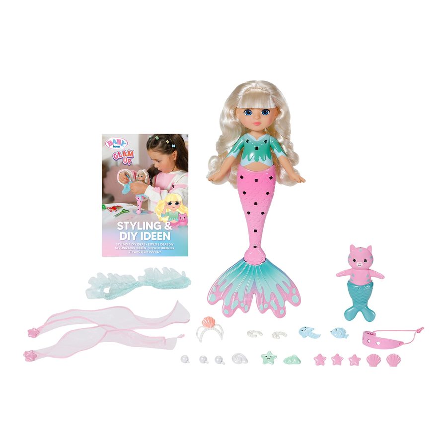 Zapf Creation Baby Born Puppe Meerjungfrau Glam Up Sparkle von Zapf Creation
